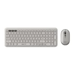 Havit KB254GCM Wireless Keyboard & Mouse Combo - Light Gray (English Layout)