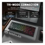ATTACK SHARK X68PRO HE Wireless Rapid Trigger Keyboard Magnetic Switch Black