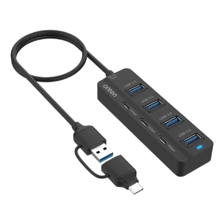 onten | USB-C and USB-A 3.0 7-Port HUB