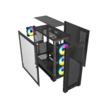Raptor 290-XL ARCTIC HAWK RGB Mid Tower Case - Black