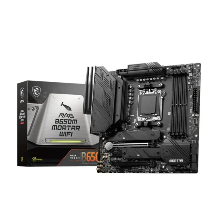MSI MAG B650M Mortar WiFi AM5 Micro-ATX Motherboard