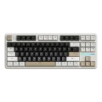 ATTACK SHARK X87 Tri-mode Gasket Mechanical Keyboard Cheese White