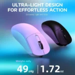 ATTACK SHARK X3PRO Wireless Gaming Mouse - White