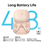 Anker soundcore Liberty 5 Noise-Cancelling Earbuds - Pink