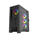 Raptor 290-XL ARCTIC HAWK RGB Mid Tower Case - Black