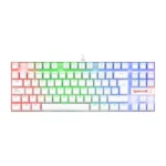 Redragon K552W-RGB Arabic – White Wired Gaming Keyboard