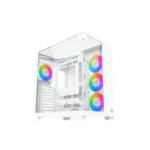 Xigmatek Aqua V Mid Tower Case , 7 Fan - White