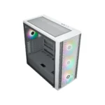Cooler Master MasterBox 600 Mid Tower 4 Fan - White