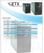 UPS GeTX Online GXT-2000-CON, 2KV (2000VA, 2KV) HF LCD battery 12-7 *6