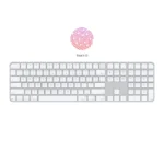 Apple Magic MXK73LL/A Keyboard with Touch ID and Numeric Keypad (US English) - White Keys
