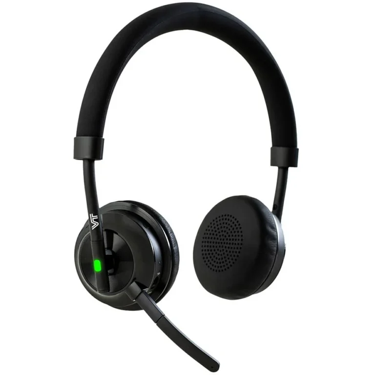 VT X300 BT Duo Bluetooth UC Headset with Noise-Cancelling Mic, Busy Light, Dual Bluetooth, 18H Talk Time