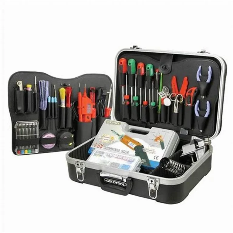 GOLDTOOL GTK-900B 85-Piece Field Engineer’s Professional Tool Kit, Network & Maintenance Service Set