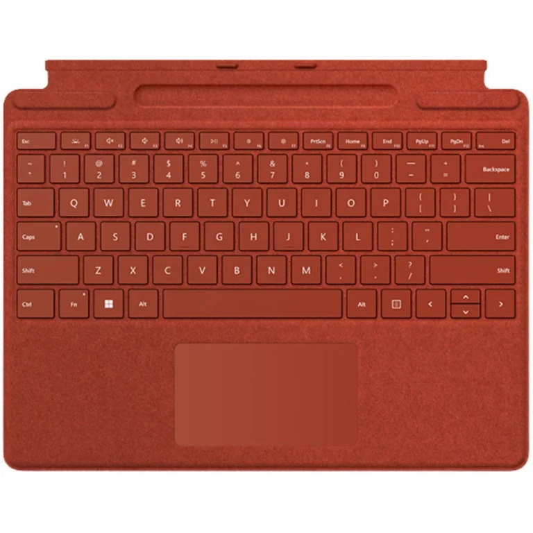 Microsoft Surface Pro Keyboard Cover with Pen Storage - English/Arabic (Poppy Red)