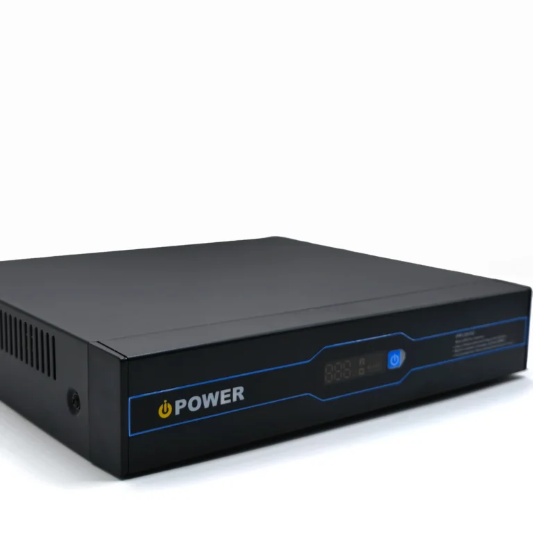 iPower IPR120V52 DC UPS with 4x6000mAh LiFePO4 Battery, 120W Max Output, POE & Multi-Voltage Support (12V/24V/48V/52V)