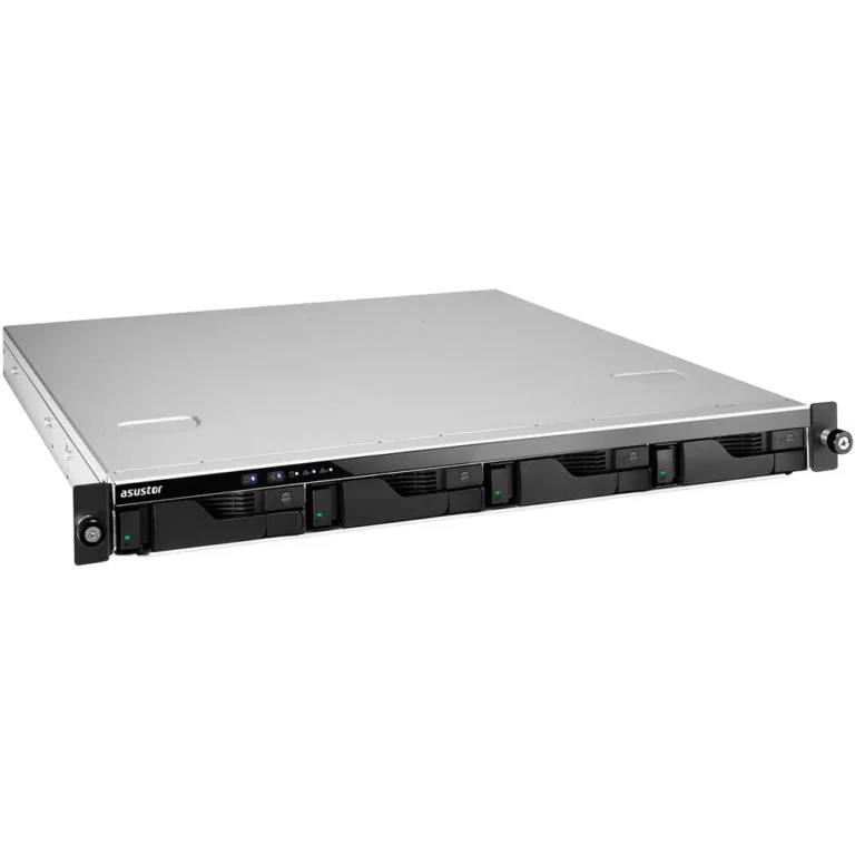 ASUSTOR AS6504RD NAS, Intel Atom C3538 Quad-Core 2.1GHz, 8GB DDR4, 2.5GbE, 4-Bay Storage