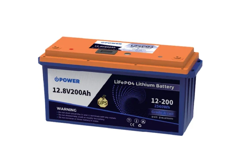 iPower UPS-BAT-IPL12200 LiFePO4 Battery – 12.8V 200Ah Deep Cycle Lithium Battery for UPS, Solar Systems & Backup Power – 6000–8000 Life Cycles