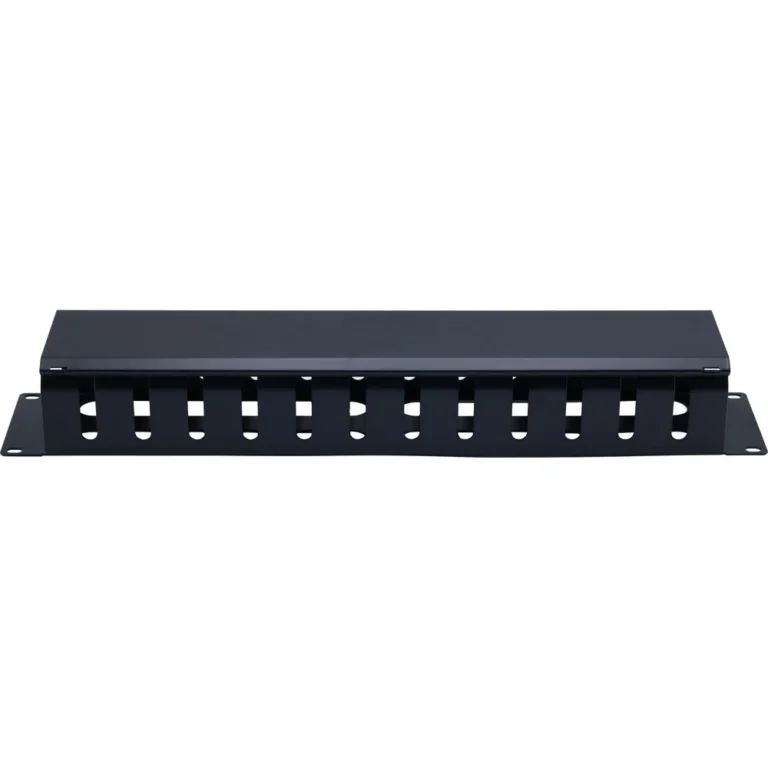 Atlantic 19" 2U Cable Management Metal Cover – Horizontal Rackmount, Black