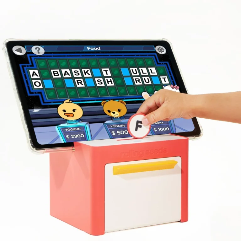 RollingSeeds: App-Connected Edutainment Game Console for Families | 20+ Multilingual Games | Tactile Learning for Ages 3+
