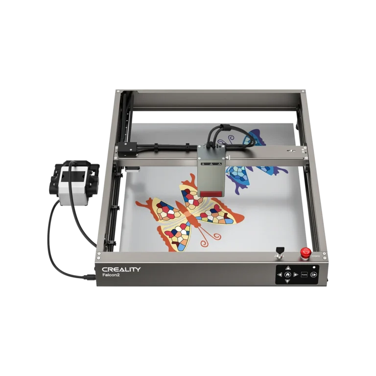 Creality CR-Laser Falcon2 40W Laser Engraver & Cutter , Adjustable 40W/20W Laser Power , Integrated Air Assist , High-Speed Engraving , Precision Cutting Machine