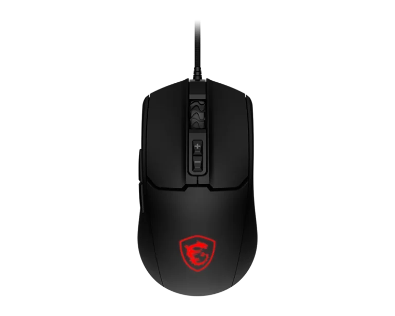 MSI FORGE GM100 Gaming Mouse – 6400 DPI, 6-Mode RGB, 7 Buttons, Symmetrical Design, 10M Click Durability