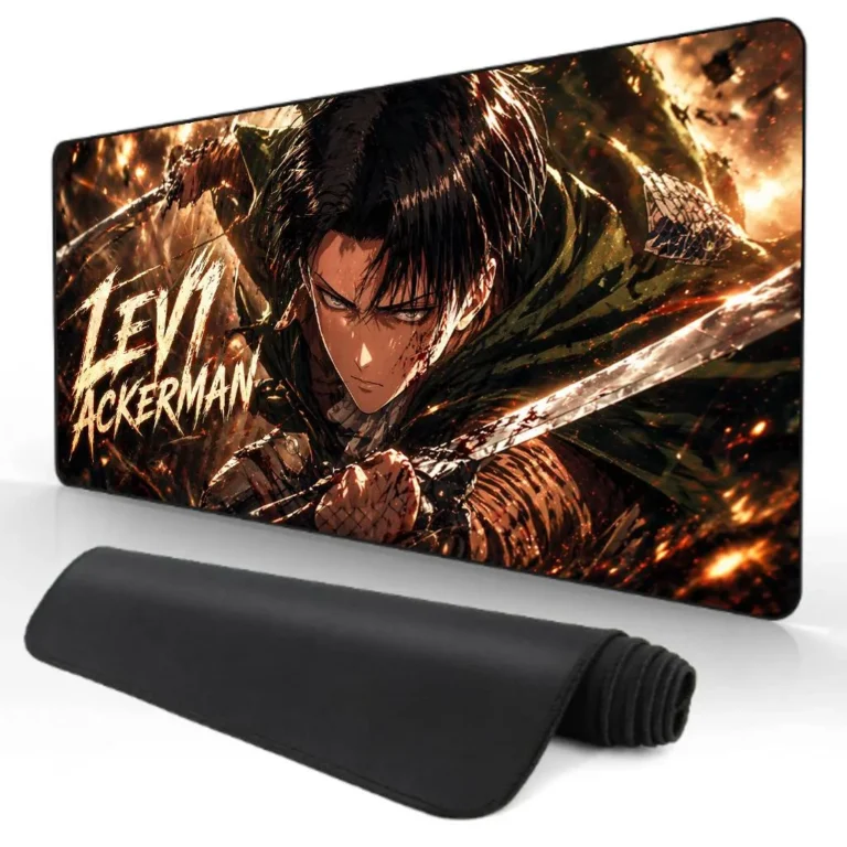 Mouse Pad 90x45 cm / 4mm: Levi Ackerman 01