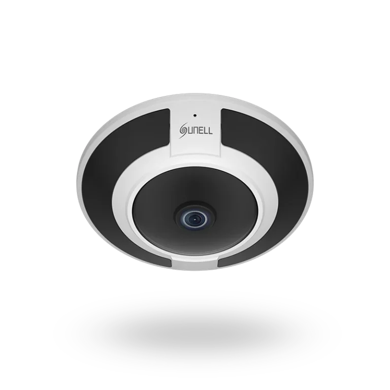 Sunell 6MP Fisheye Network Camera with AI Detection & Multi Dewarping Modes