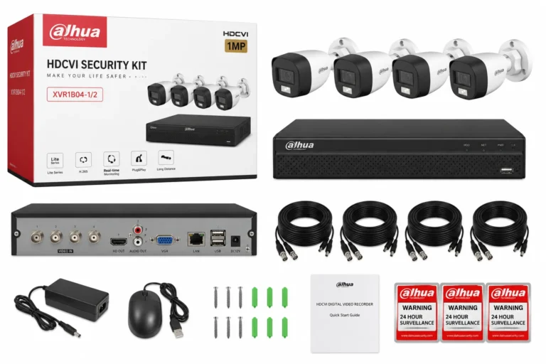 Dahua XVR1B04-2 Security Kit with HAC-HFW1200CLP Camera