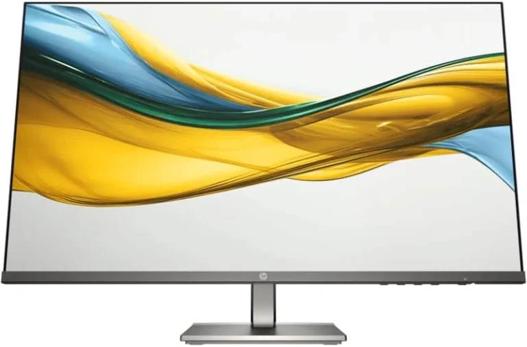 HP S5 527DA 27" FHD Monitor , Built-in Dual Speakers , Height Adjustable Stand , 75Hz IPS Display , Anti-Glare & Low Blue Light , HDMI & VGA Connectivity