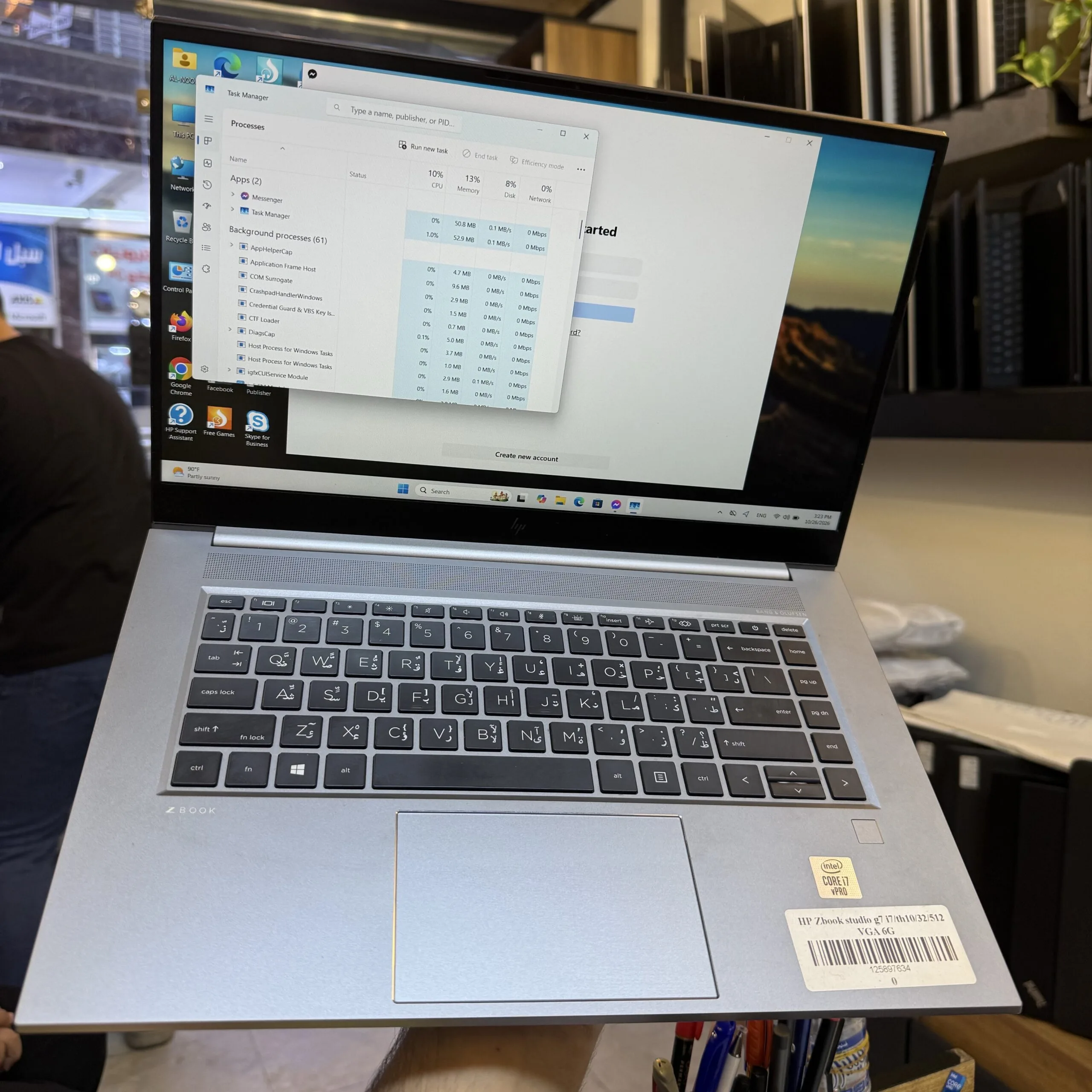 HP ZBOOK G7 studio ci7 10850H RAM 32 SSD 512 RTX 3000 6G 15.6 مستعمل HP ZBOOK G7 studio ci7 10850H RAM 32 SSD 512 RTX 3000 6G 15.6 مستعمل