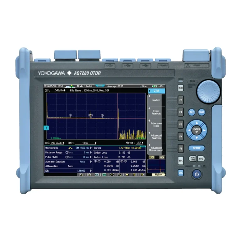 Yokogawa AQ7283H Handheld OTDR 1310/1550/1625nm, High-Performance Optical Fiber Tester with Smart Mapper & 15-Hour Battery Life