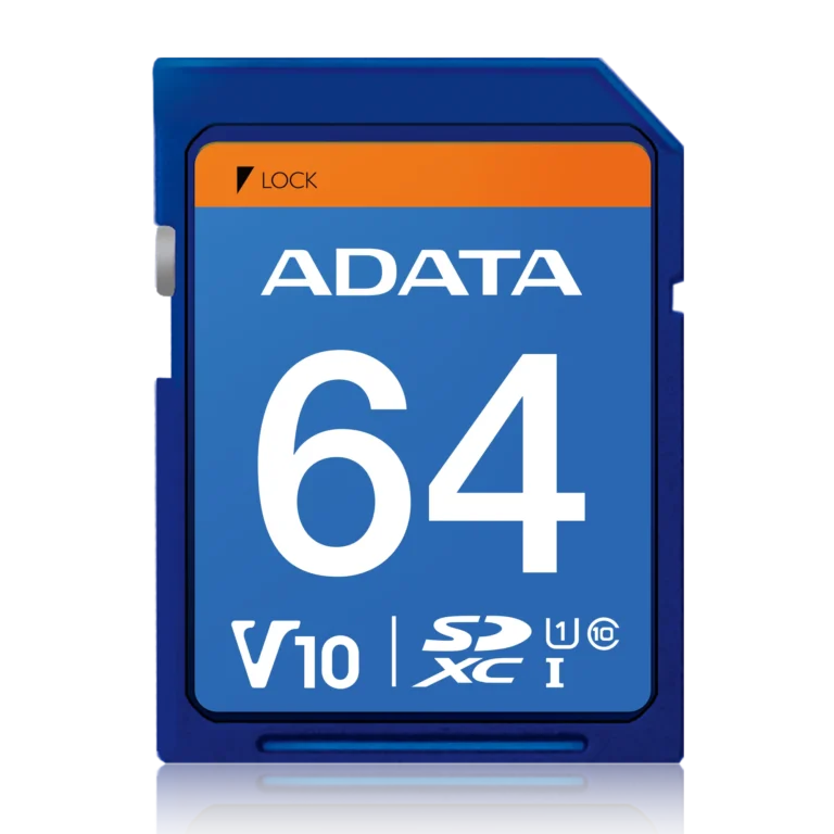 ADATA Premier SDXC/SDHC UHS-I Class10 Memory Card – up to 100 MB/s Read, V10, 64 GB