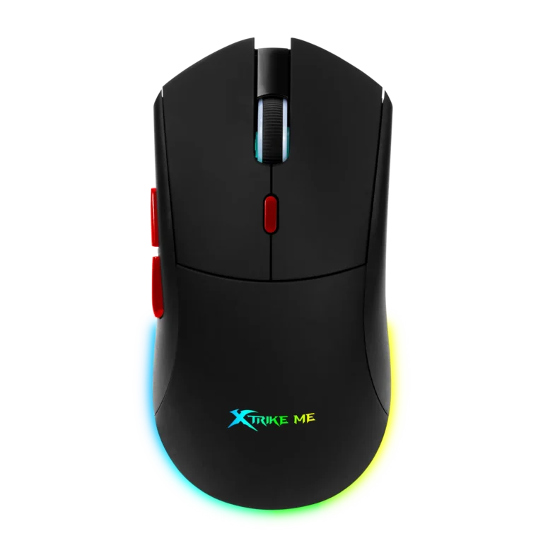 XTRIKE ME GW-613 RGB Wired Gaming Mouse, Adjustable DPI 1200/2400/3200, 6 Buttons, 7-Color Backlight, Optical Sensor for PC/Mac/iOS/Android
