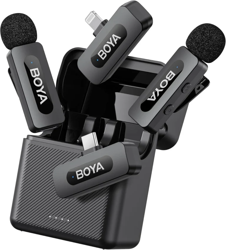 Boya BY-V3 Combo Wireless Microphone for iPhone, Android