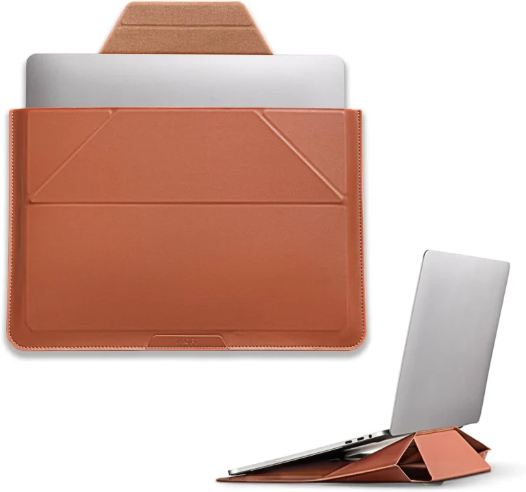 MOFT Laptop Carry Sleeve, 2-in-1 Laptop Bag & Stand for 14"MacBook Air/Pro & Dell/HP/Lenovo/Asus, Stylish Slim Computer Sleeve Bag with Expandable Storage for Computer Accessories