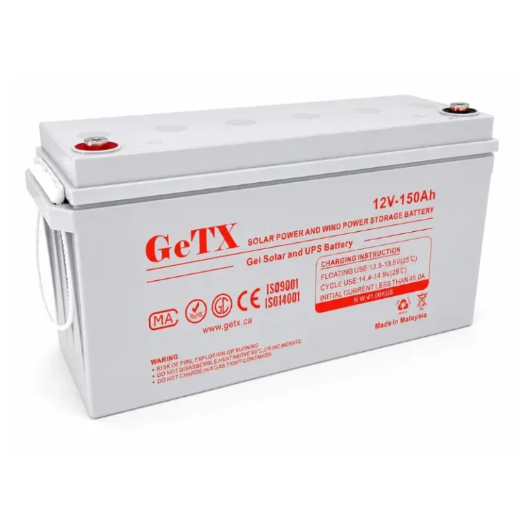 GeTX GEL 12V 150Ah – GX150-12 Solar Battery