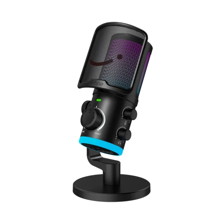 FIFINE AmpliGame AM6 USB Condenser Microphone - Black