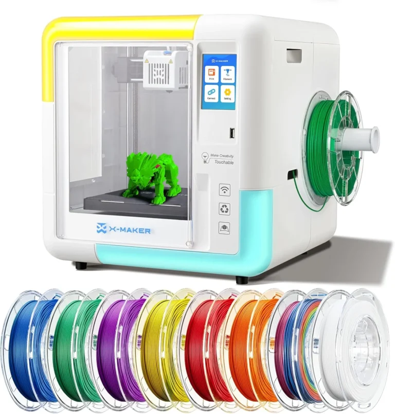 AOSEED X-Maker 3D Printer for Kids and Beginners, Fully Assembled High-Speed 3D Printer with 8 PLA Filament Set, Leveling-Free Bed, Wi-Fi Printing, Resume Printing, Silent, High Precision, with App (Copy)
