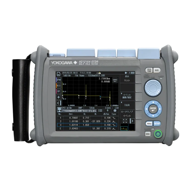 Yokogawa AQ1210A OTDR Tester | 1310/1550nm, 37/35dB | High-Speed, Multi-Touch, Real-Time Fiber Network Analysis