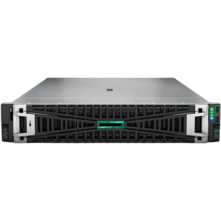 HPE ProLiant DL380 Gen11 Server, Xeon Silver 4510 12-Core, 64GB DDR5, 2×960GB SSD, 2×2.4TB SAS, Dual 1000W PSU