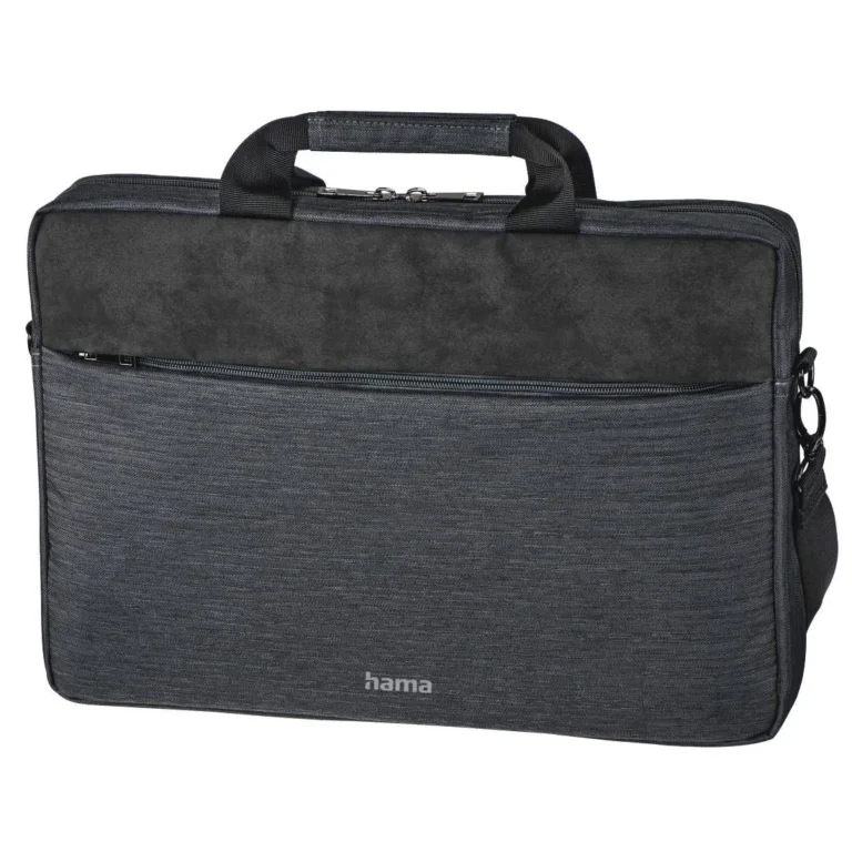 Hama Tayrona Laptop Bag – Fits up to 14.1" Laptops, Dark Grey, Padded, Adjustable Shoulder Strap