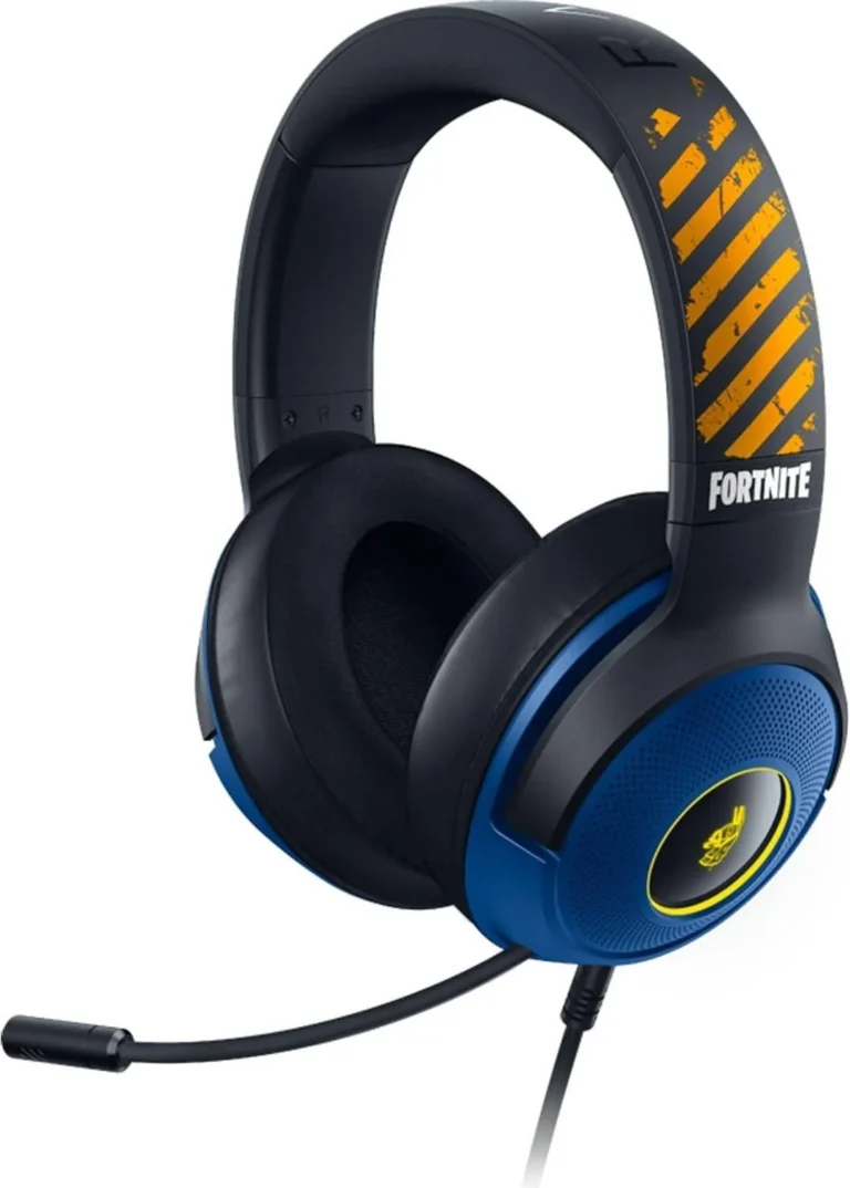 Razer Kraken V3 X Wired USB Gaming Headset - Fortnite Edition, 40mm TriForce Drivers, Chroma RGB Lighting, HyperClear Cardioid Mic, 7.1 Surround Sound, 285g Lightweight, Blue