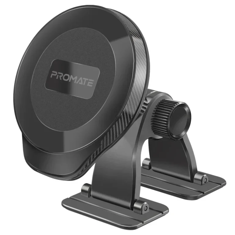 Promate ArcMount – 20‑Magnet Cradleless 360° MagGrip™ Car Phone Holder for Curved Dashboards