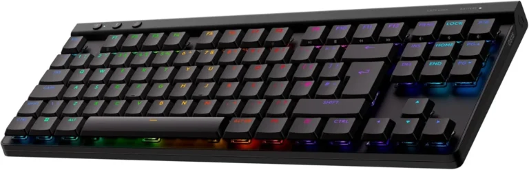 Logitech G515 LIGHTSPEED TKL Wireless Gaming Keyboard – Tri-Mode, Low-Profile GL Switches, Double-Shot PBT, 36-Hour Battery, RGB