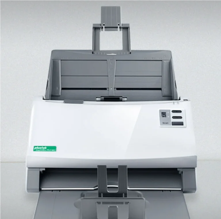 Plustek SmartOffice PS3140U Duplex Document Scanner , 40 ppm / 80 ipm , 100-Sheet ADF , 600 dpi , OCR , USB 2.0