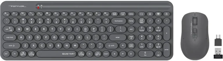 A4tech Fstyler FG3300 Air QuietKey 2-Zone Wireless Keyboard Mouse Combo Set