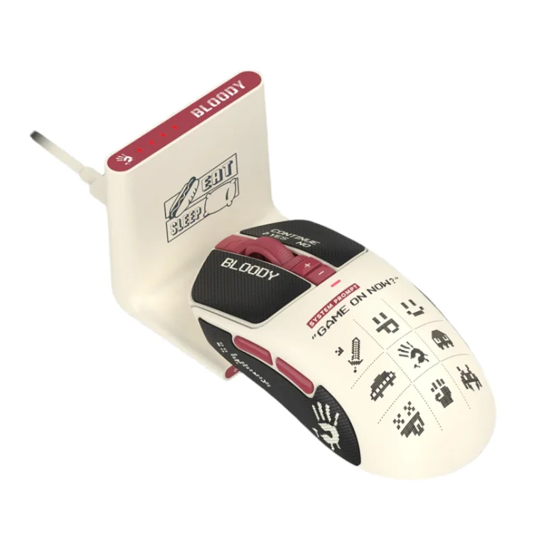 Bloody R72 Ultra Duo Pixels Red dual mode wireless gaming mouse