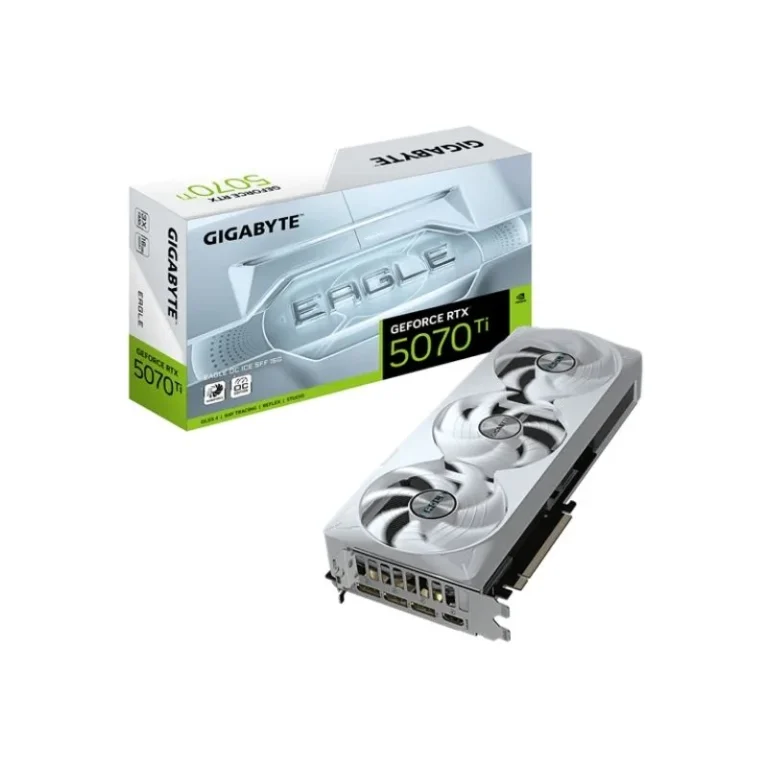 Gigabyte GeForce RTX 5070 Ti Eagle OC ICE SFF 16GB GDDR7 256-bit Graphics Card 9VN507TEOI-00-G10
