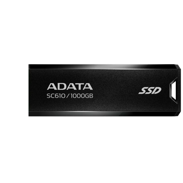 ADATA SC610 External SSD USB 3.2 Gen2 550MB/s Read 500MB/s Write Capless Slide-Out Cableless - 1TB