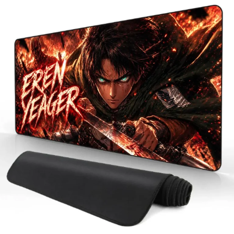 Mouse Pad 90x45 cm / 4mm: Eren Yeager 01