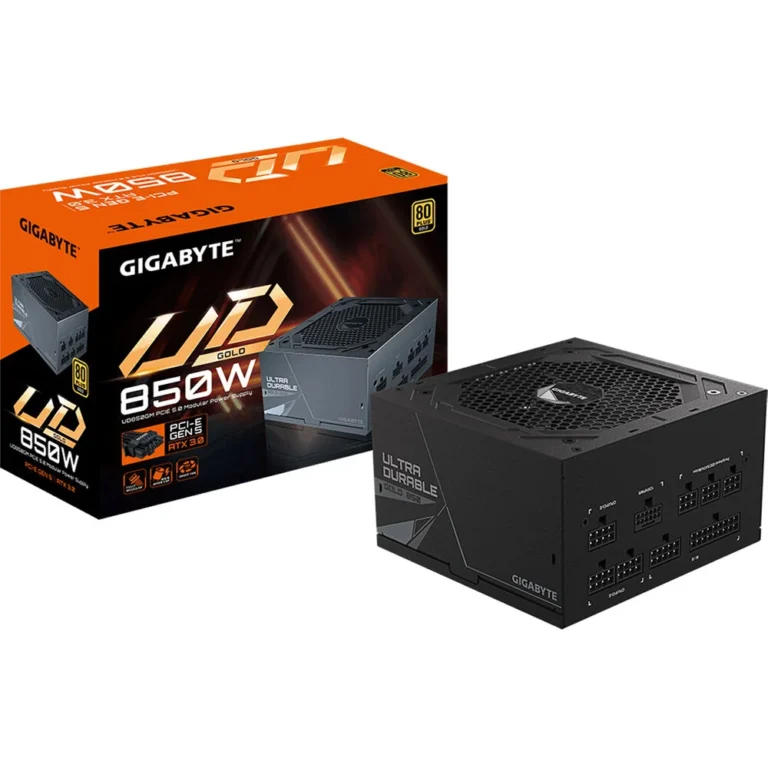 GIGABYTE UD850GM PG5W 850W 80 PLUS Gold Power Supply - PCIe 5.0 Ready, Fully Modular